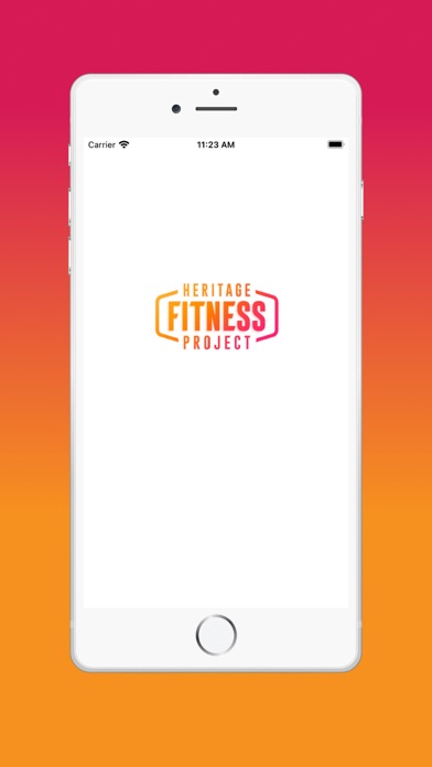 Heritage Fitness Project Screenshot