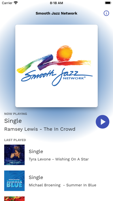 Smooth Jazz Network Screenshot