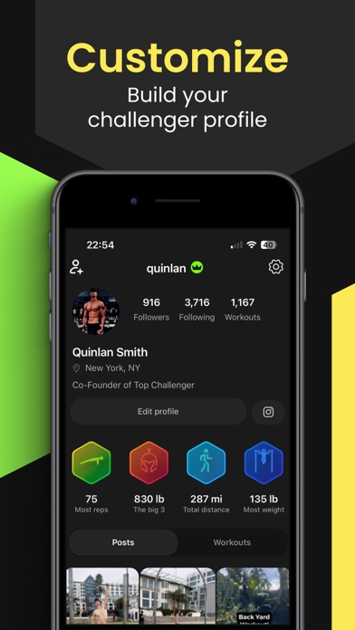 Top Challenger Workout & Train Screenshot