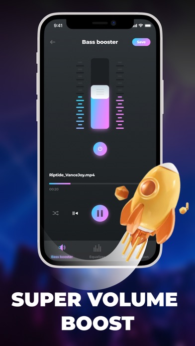 Bass booster • Volume boost Screenshot