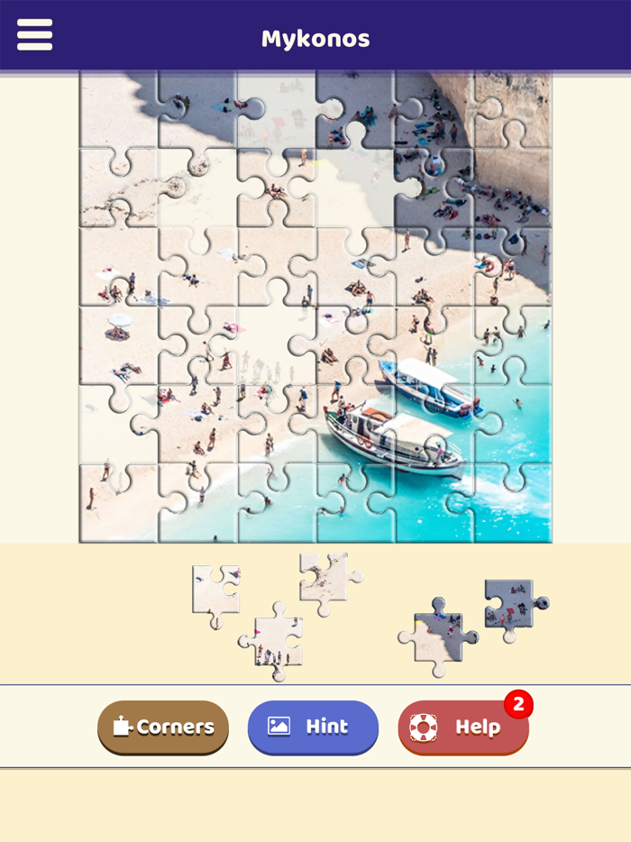 Mykonos Sightseeing Puzzle