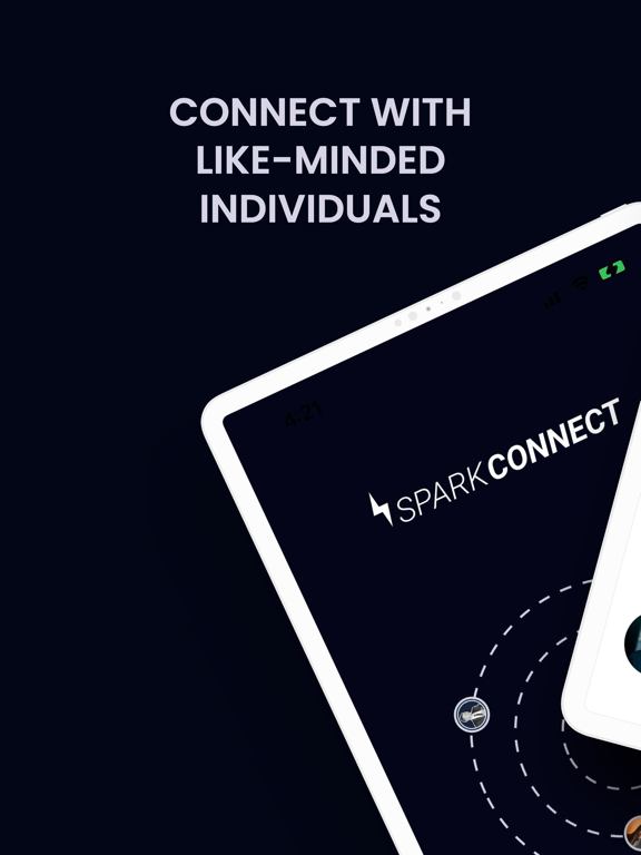 Sparkconnect App iPad screenshot 1 - Social Networking app