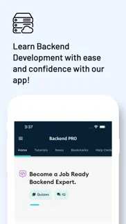 learn backend web development iphone screenshot 2
