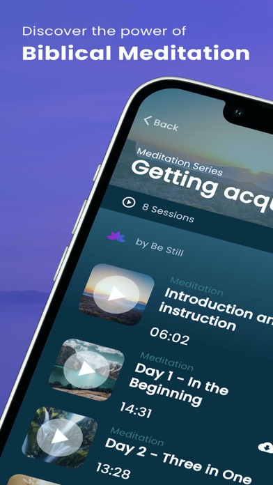 BeStill - Bible Meditation Screenshot