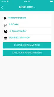 How to cancel & delete hendler barbearia 2