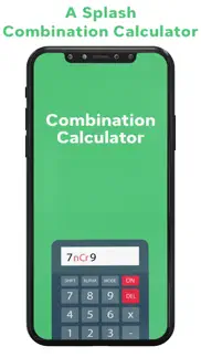 combination calculator iphone screenshot 1