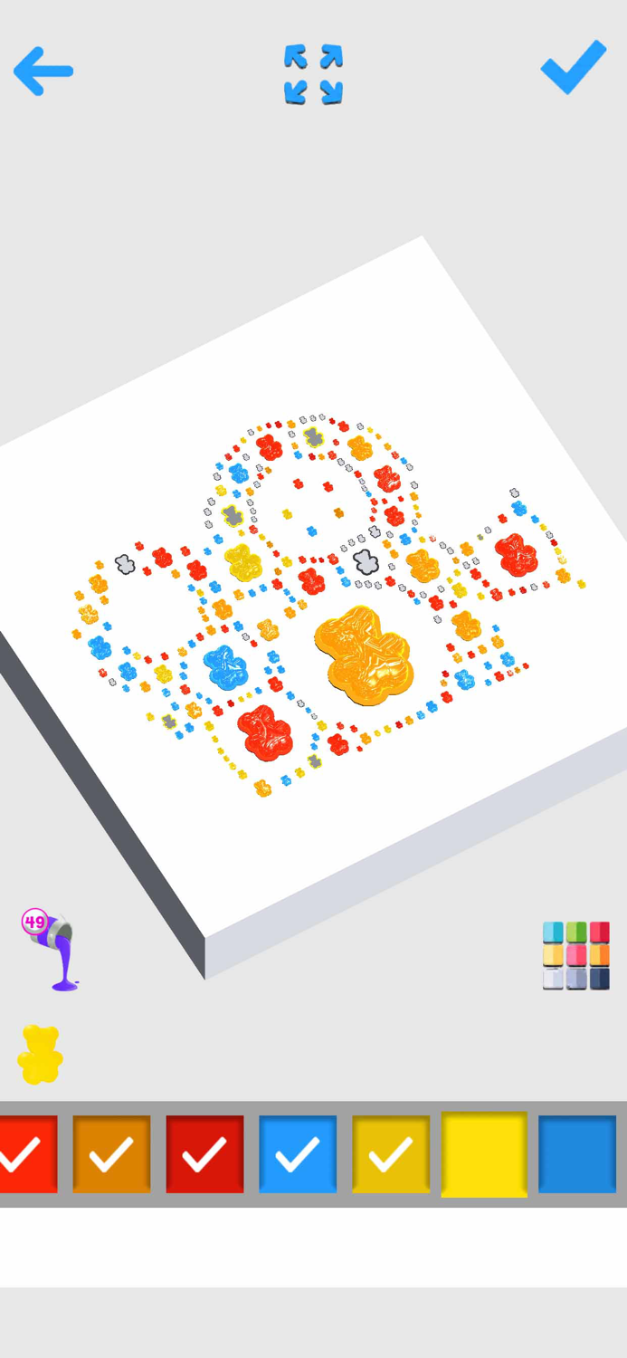 Jelly Art 3D Color By Number