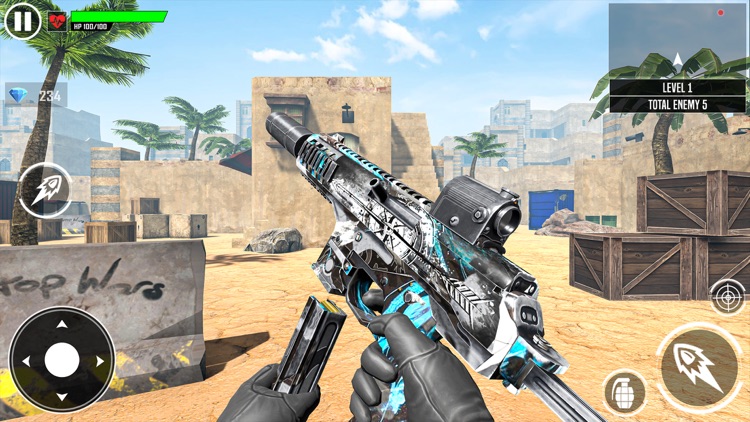 FPS Warzone Shooting Gun Games screenshot-4