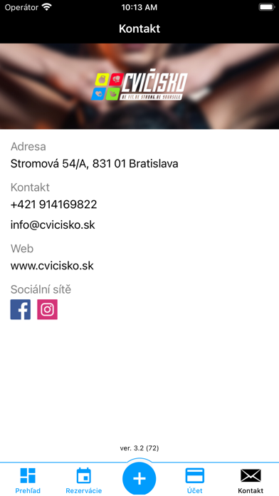 CVIČISKO Screenshot