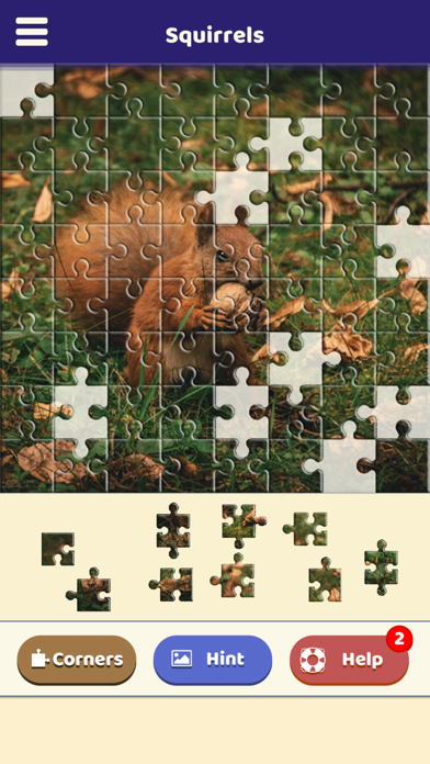 Squirrel Love Puzzle Screenshot