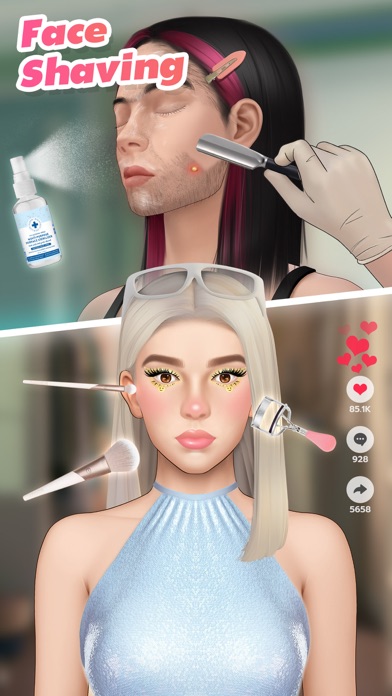 Makeup ASMR: Makeover Story Screenshot