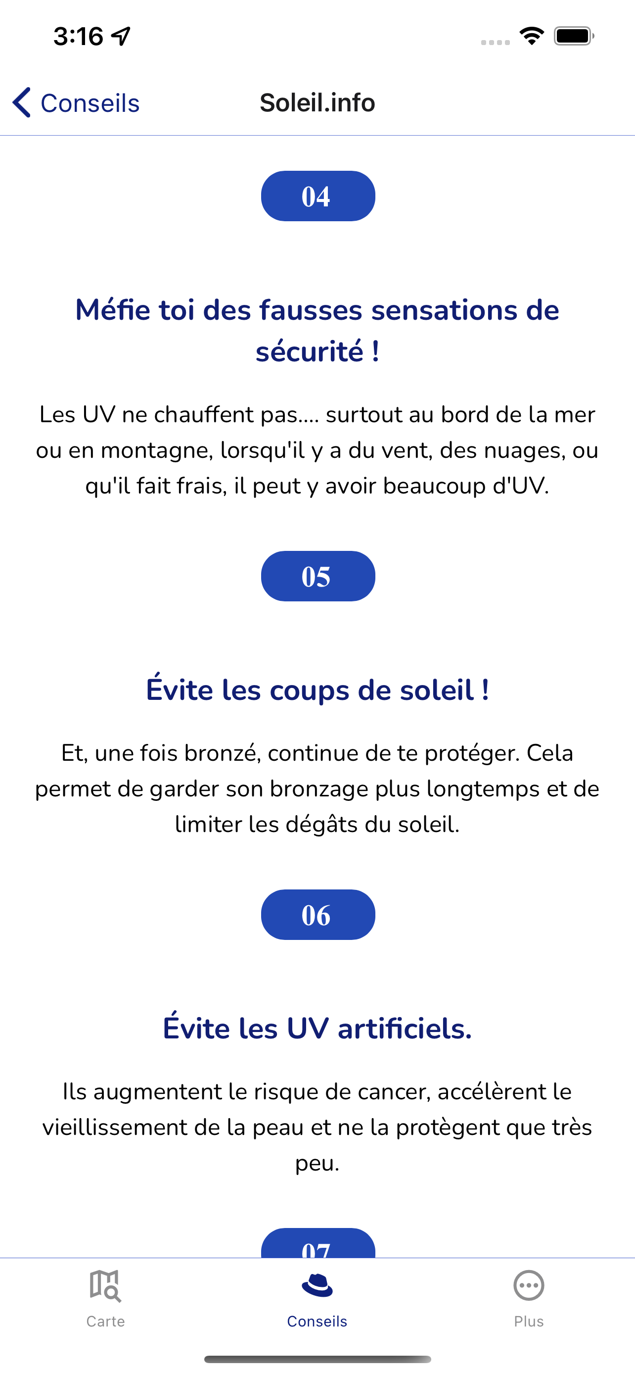 Météo UV