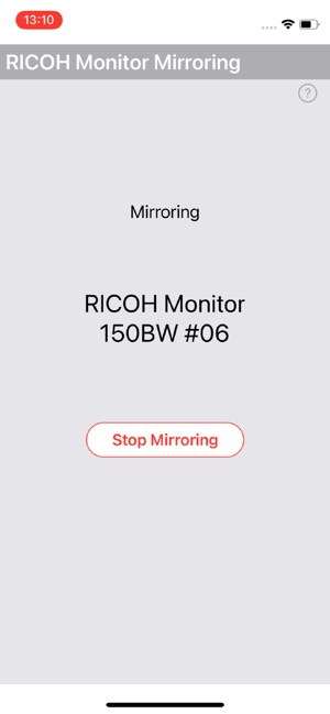 RICOH Monitor Mirroring on the App Store