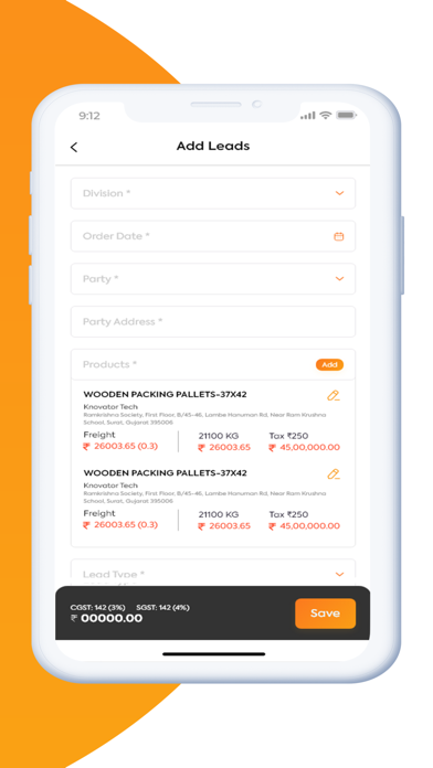 String ERP Screenshot