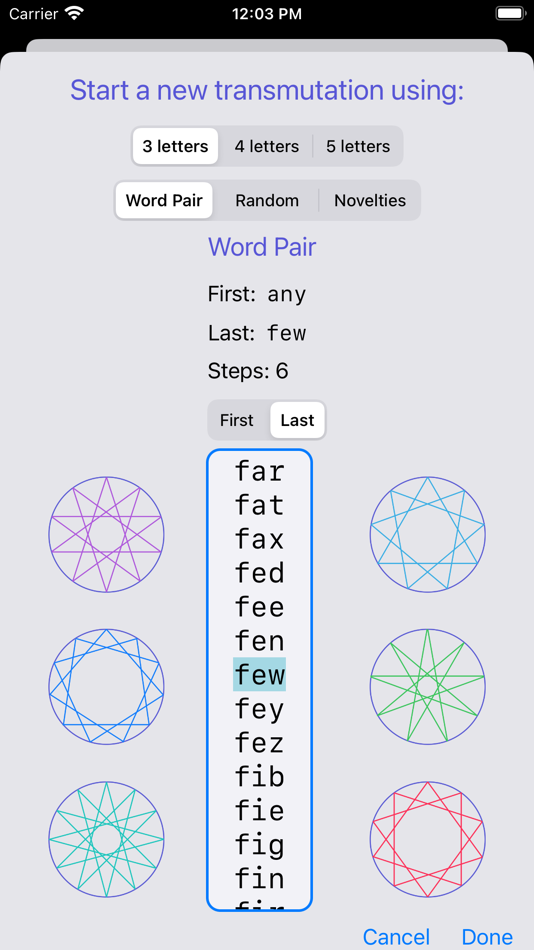 #7. Word Alchemy Puzzles (iOS) 来自: Donald Shaffer