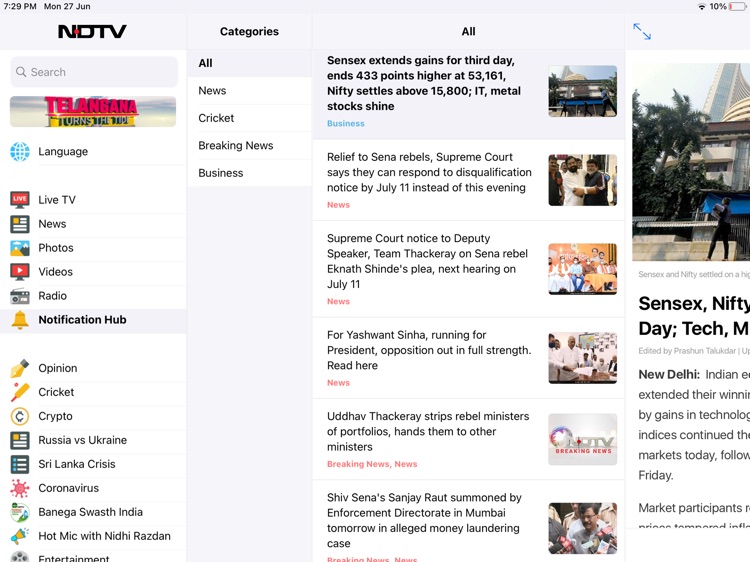 NDTV for iPad screenshot-6