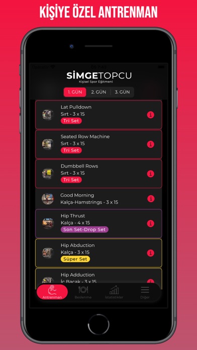 Simge Fitness Screenshot