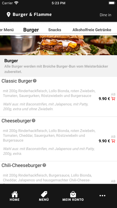 Burger & Flamme Screenshot