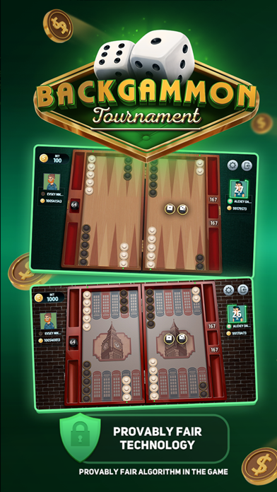 Backgammon Tournament online Screenshot