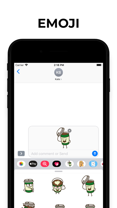 Coffee Emoji & Stickers Screenshot