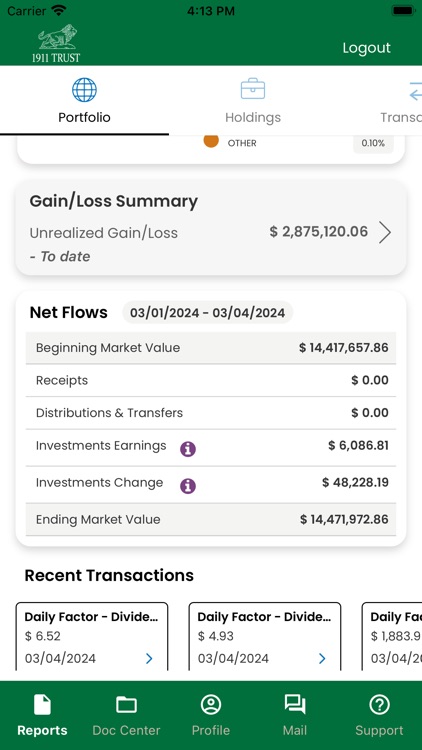 1911 Trust Co Access