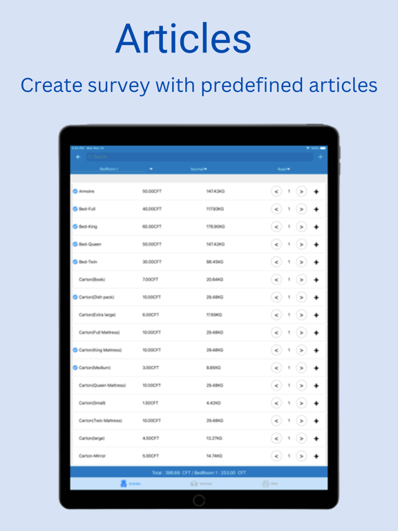 Screenshot #4 pour Move Survey Quote Pro