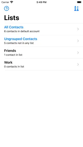 Game screenshot Contact Groupist mod apk