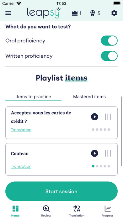 Leapsy Screenshot