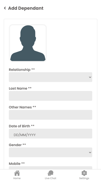 HALLMARK HMO MOBILE Screenshot