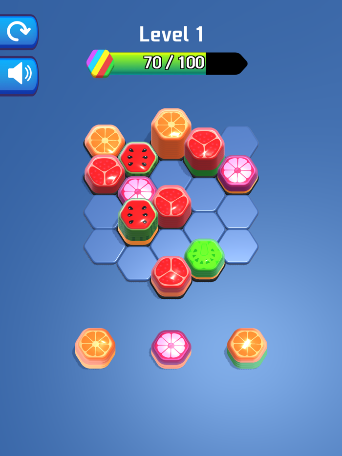 Watermelon Hexa - Blast Puzzle