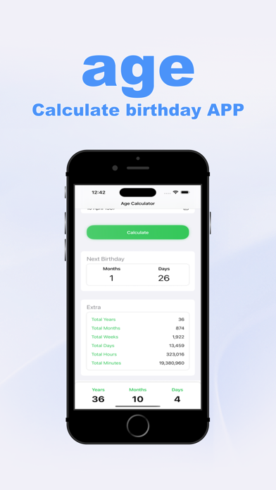 Age Calculation - Birthday Screenshot