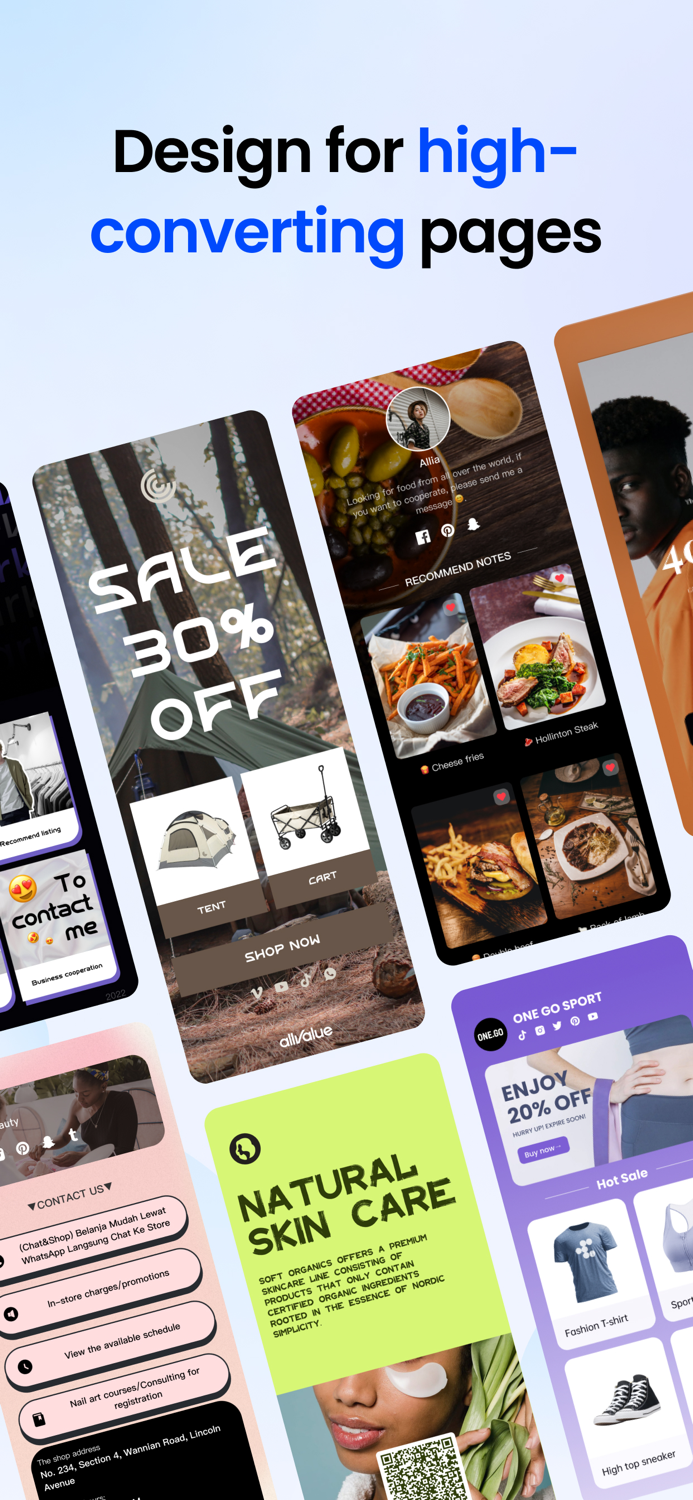 AllValue-Socials Site Builder