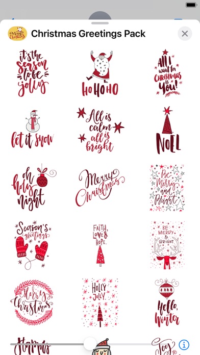 Screenshot #2 pour Christmas Greetings Animated