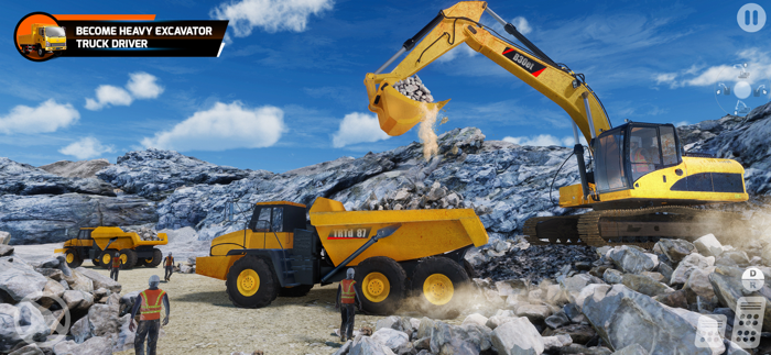 Heavy DumpTruck Real Excavator