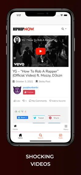 Game screenshot HipHopNowTV apk