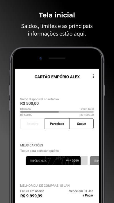 Cartão Empório Alex Screenshot
