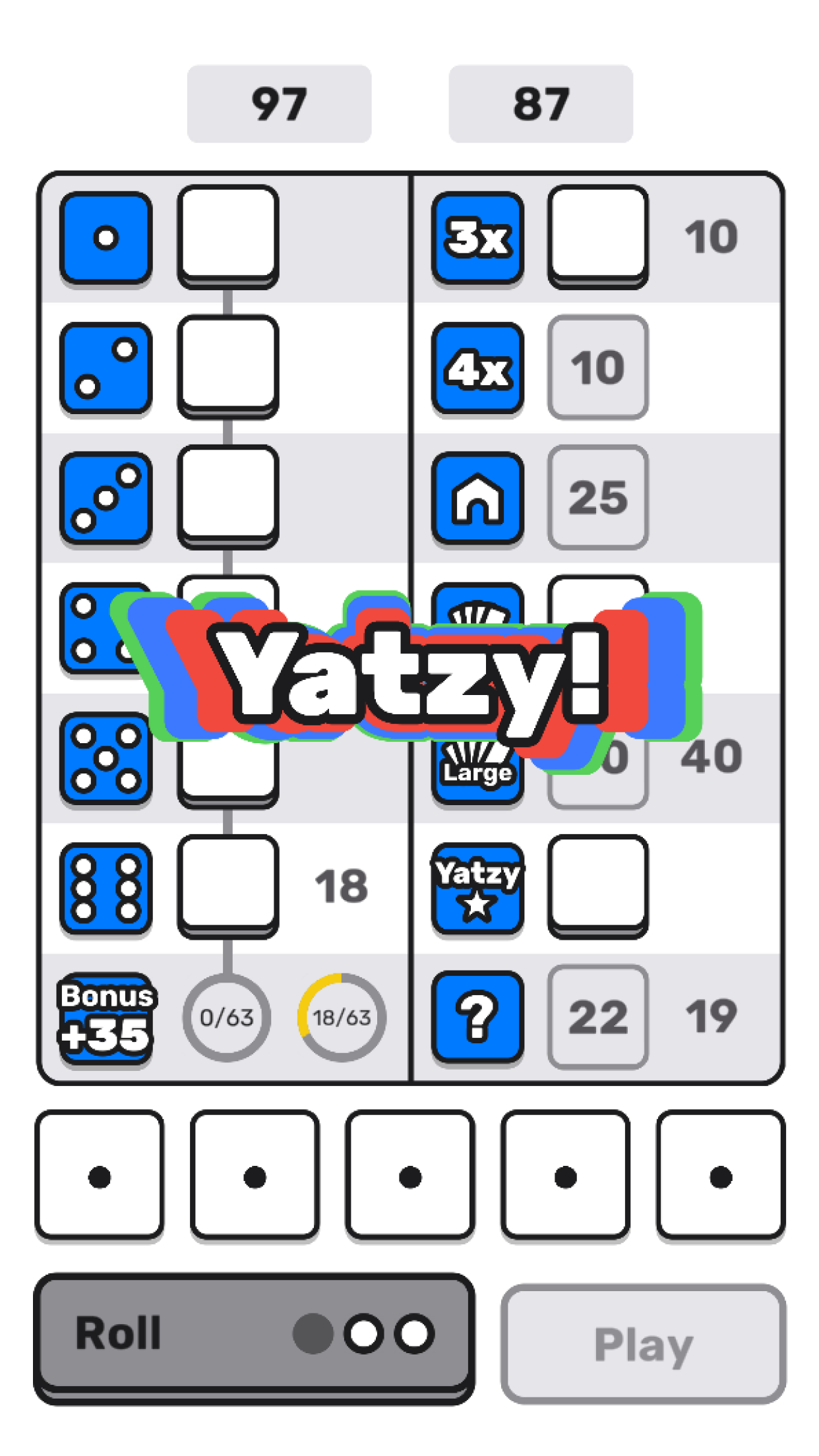 ­Yatzy screenshot 3