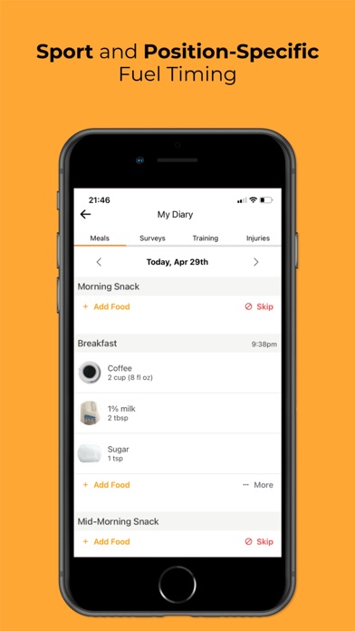 Rise Nutrition Athletes Screenshot