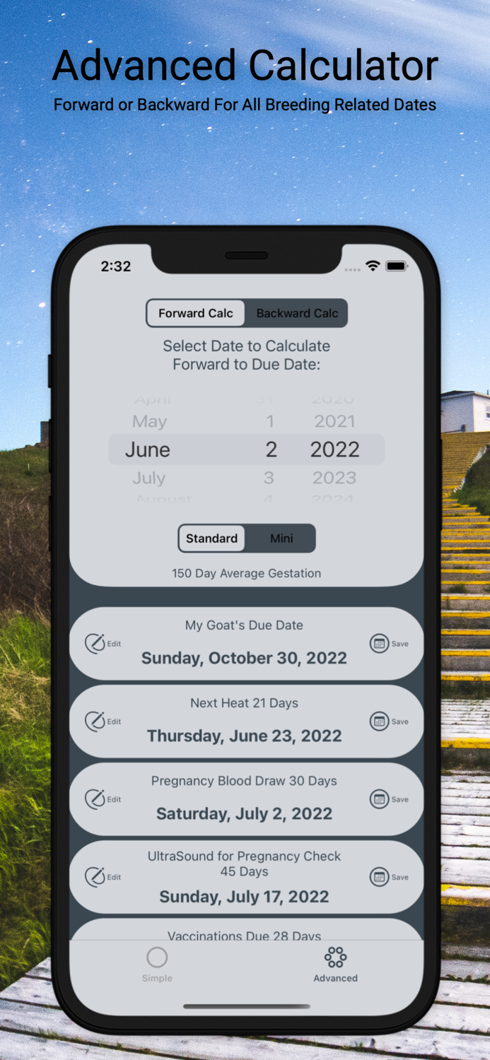 Goat Due Date Calculator