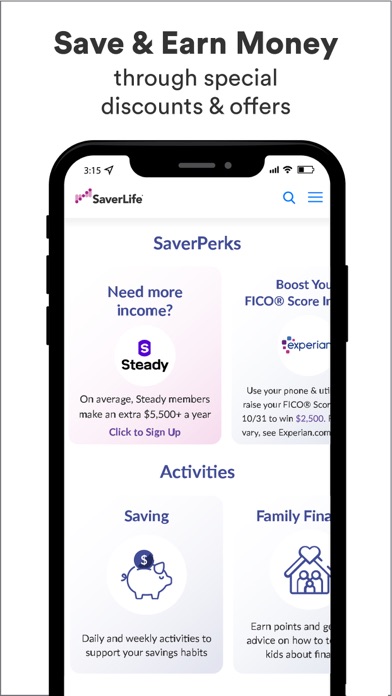 SaverLife: Accelerate Savings Screenshot