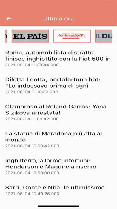 Prima Pagina Quotidiani Screenshot