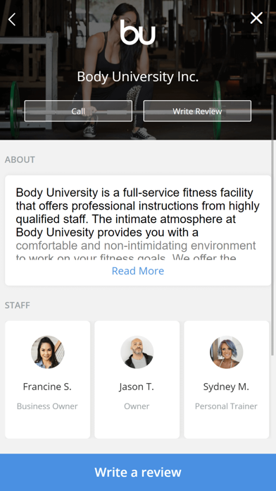 Body University Screenshot