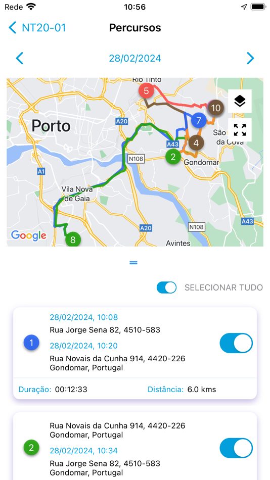 #5. Geocar (iOS) Podle: Gisgeo Information Systems, LDA