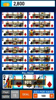 video poker multi bonus iphone screenshot 1