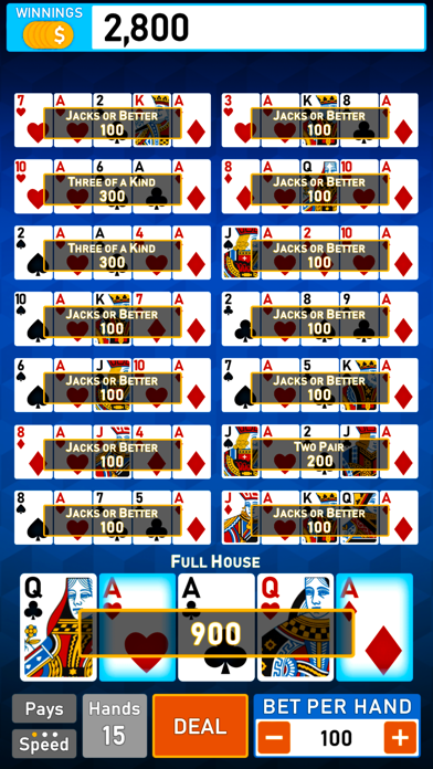 Video Poker Multi Bonus screenshot 1