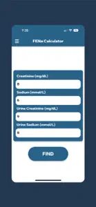 FENa Calculator - Sodium Frac screenshot #2 for iPhone