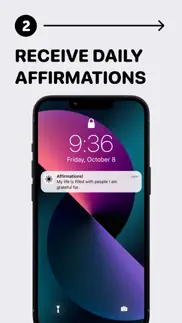 affirmations widget iphone screenshot 3