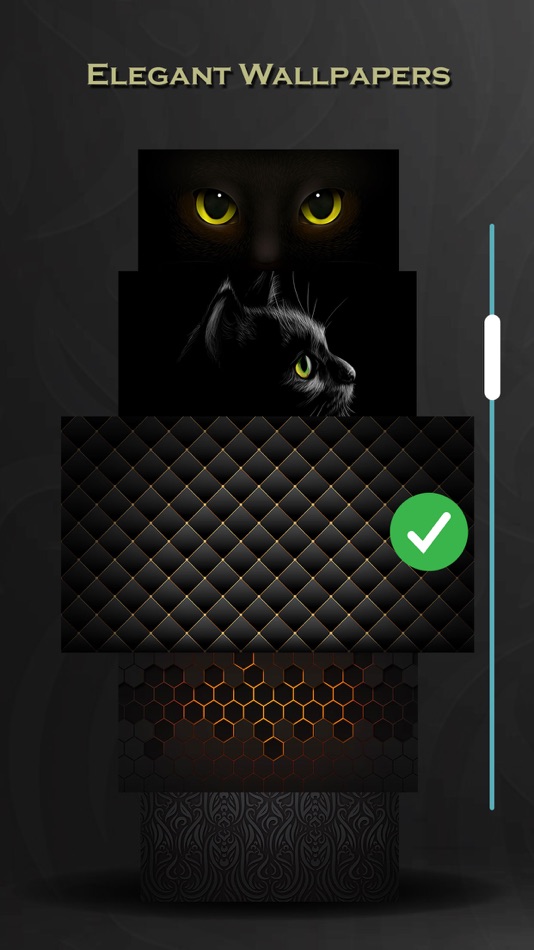 #2. Black Keyboard Themes Design (iOS) 由: Vanja Milanovic