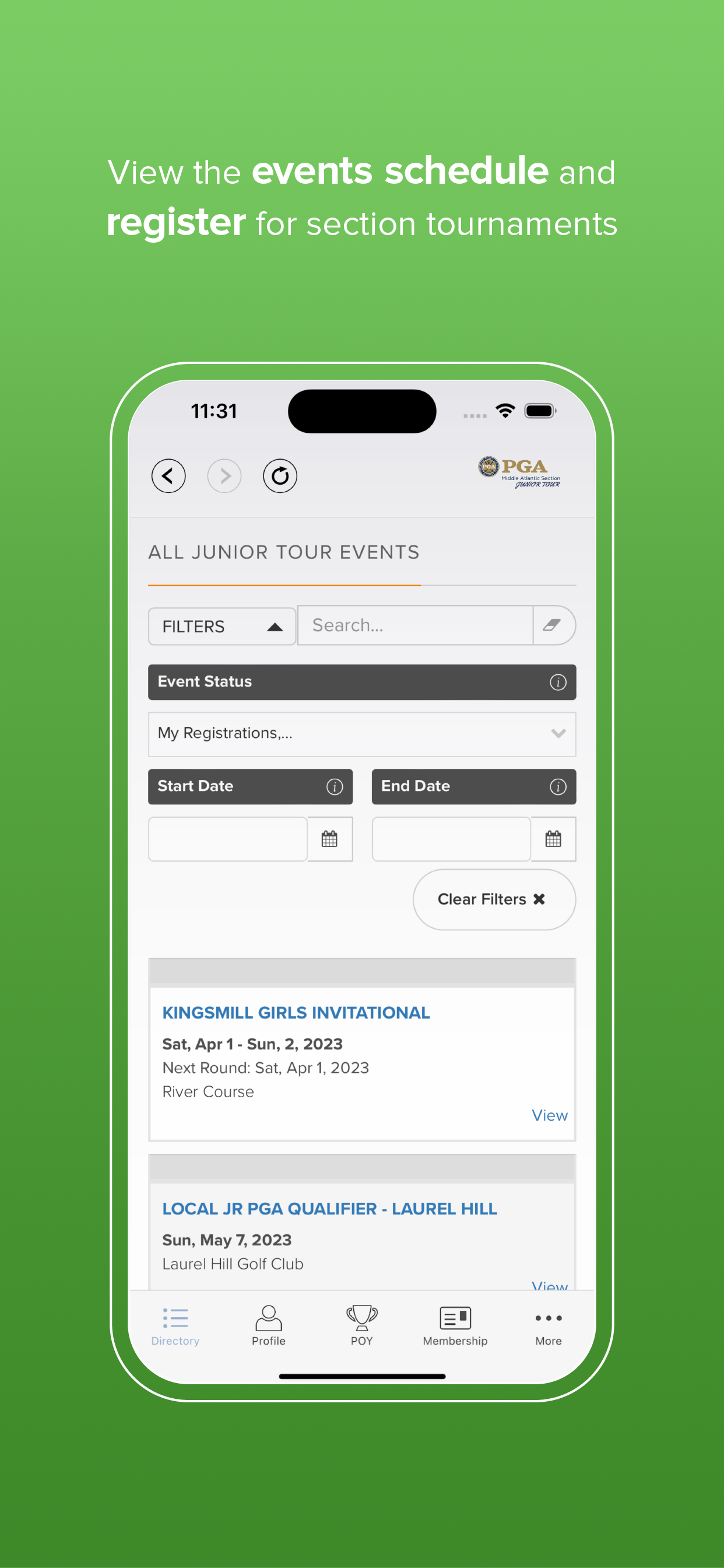MAPGA Jr Tour