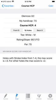 golf handicap tracker & scores problems & solutions and troubleshooting guide - 3